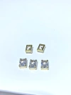 Rectangular zircon accessories, zircon claws, DIY nail art, mobile phone decoration accessories, earrings, necklaces, pendants, heat-resistant Specification image